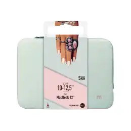 Mobilis Skin - Housse d'ordinateur portable - 10" - 12.5" - gris perle, rose poudré (049004)_4